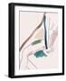 Seated Female Figure I-Melissa Wang-Framed Art Print