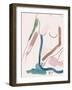 Seated Female Figure IV-Melissa Wang-Framed Art Print