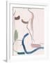 Seated Female Figure V-Melissa Wang-Framed Art Print