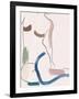 Seated Female Figure V-Melissa Wang-Framed Art Print