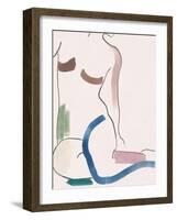 Seated Female Figure V-Melissa Wang-Framed Art Print