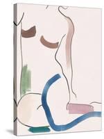 Seated Female Figure V-Melissa Wang-Stretched Canvas