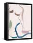 Seated Female Figure V-Melissa Wang-Framed Stretched Canvas