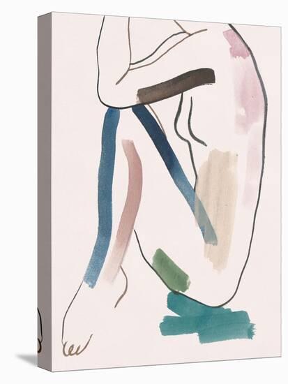 Seated Female Figure VI-Melissa Wang-Stretched Canvas