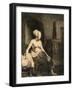 Seated Female Nude, 1658-Rembrandt van Rijn-Framed Giclee Print