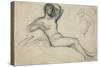 Seated Female Nude, 1881-Pierre Puvis de Chavannes-Stretched Canvas