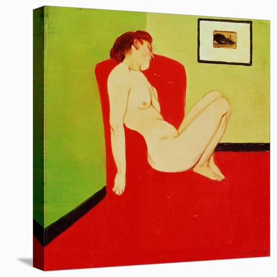 Seated Female Nude, 1897-Félix Vallotton-Stretched Canvas