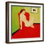 Seated Female Nude, 1897-Félix Vallotton-Framed Giclee Print