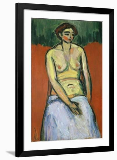 Seated Female Nude, C.1910-Alexej Von Jawlensky-Framed Giclee Print