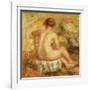 Seated Female Nude, View from behind-Pierre-Auguste Renoir-Framed Giclee Print