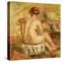 Seated Female Nude, View from behind-Pierre-Auguste Renoir-Stretched Canvas