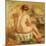Seated Female Nude, View from behind-Pierre-Auguste Renoir-Mounted Giclee Print