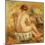 Seated Female Nude, View from behind-Pierre-Auguste Renoir-Mounted Giclee Print