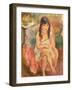 Seated Figure, 1914 (Oil on Canvas)-Jules Pascin-Framed Giclee Print