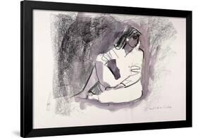 Seated Figure, 1999-John Cooke-Framed Giclee Print