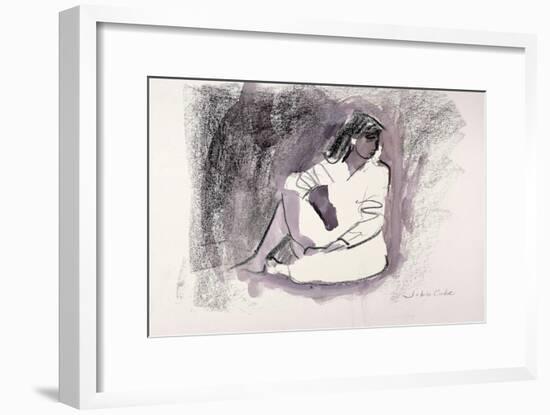 Seated Figure, 1999-John Cooke-Framed Giclee Print