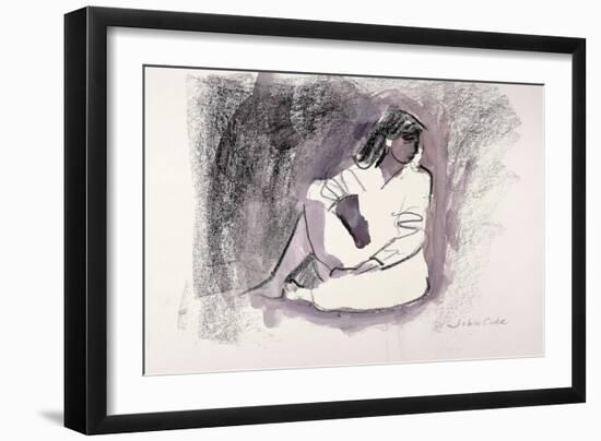 Seated Figure, 1999-John Cooke-Framed Giclee Print