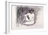 Seated Figure, 1999-John Cooke-Framed Giclee Print