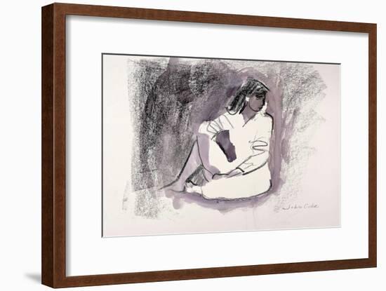 Seated Figure, 1999-John Cooke-Framed Giclee Print