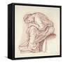 Seated Figure of a Woman-Edward Burne-Jones-Framed Stretched Canvas