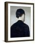 Seated Figure, Seen from Behind (Anna Hammershoi) 1884-Vilhelm Hammershoi-Framed Giclee Print