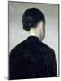 Seated Figure, Seen from Behind (Anna Hammershoi) 1884-Vilhelm Hammershoi-Mounted Premium Giclee Print