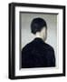 Seated Figure, Seen from Behind (Anna Hammershoi) 1884-Vilhelm Hammershoi-Framed Giclee Print