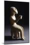 Seated Figure Statue, Greece, Cycladic Civilization, 3500-1050 BC-null-Mounted Giclee Print