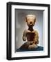 Seated Figure with Open Stomach to Receive Offerings (Terracotta)-Teotihuacan-Framed Premium Giclee Print