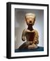 Seated Figure with Open Stomach to Receive Offerings (Terracotta)-Teotihuacan-Framed Giclee Print