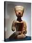 Seated Figure with Open Stomach to Receive Offerings (Terracotta)-Teotihuacan-Stretched Canvas