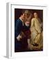 Seated Gentleman talking to a Young Woman-Gaspare Traversi-Framed Giclee Print