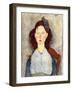 Seated Girl, 1918-Amedeo Modigliani-Framed Giclee Print