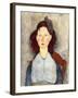 Seated Girl, 1918-Amedeo Modigliani-Framed Giclee Print
