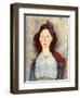 Seated Girl, 1918-Amedeo Modigliani-Framed Giclee Print