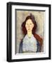 Seated Girl, 1918-Amedeo Modigliani-Framed Giclee Print
