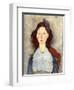 Seated Girl, 1918-Amedeo Modigliani-Framed Giclee Print