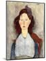 Seated Girl, 1918-Amedeo Modigliani-Mounted Giclee Print