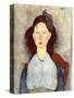 Seated Girl, 1918-Amedeo Modigliani-Stretched Canvas
