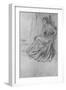 'Seated Girl', c1869-James Abbott McNeill Whistler-Framed Giclee Print