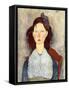 Seated Girl (Fillette Assise), 1918-Amadeo Modigliani-Framed Stretched Canvas