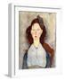 Seated Girl (Fillette Assise), 1918-Amadeo Modigliani-Framed Giclee Print
