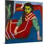 Seated Girl-Ernst Ludwig Kirchner-Mounted Giclee Print