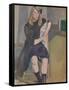 Seated Girl-Jules Pascin-Framed Stretched Canvas