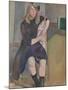 Seated Girl-Jules Pascin-Mounted Giclee Print