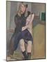 Seated Girl-Jules Pascin-Mounted Giclee Print