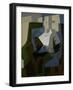 Seated Harlequin, C.1920-Juan Gris-Framed Giclee Print