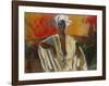 Seated in White-Boscoe Holder-Framed Premium Giclee Print