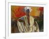 Seated in White-Boscoe Holder-Framed Premium Giclee Print