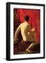 Seated Male Model-William Etty-Framed Giclee Print